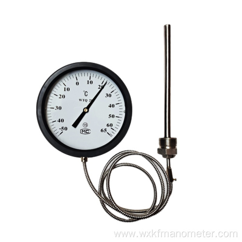 304 stainless steel 100mm bimetallic thermometer gauges